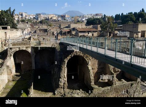 which volcano destroyed the ancient roman town|Herculaneum, the Roman city destroyed by Vesuvius that still .